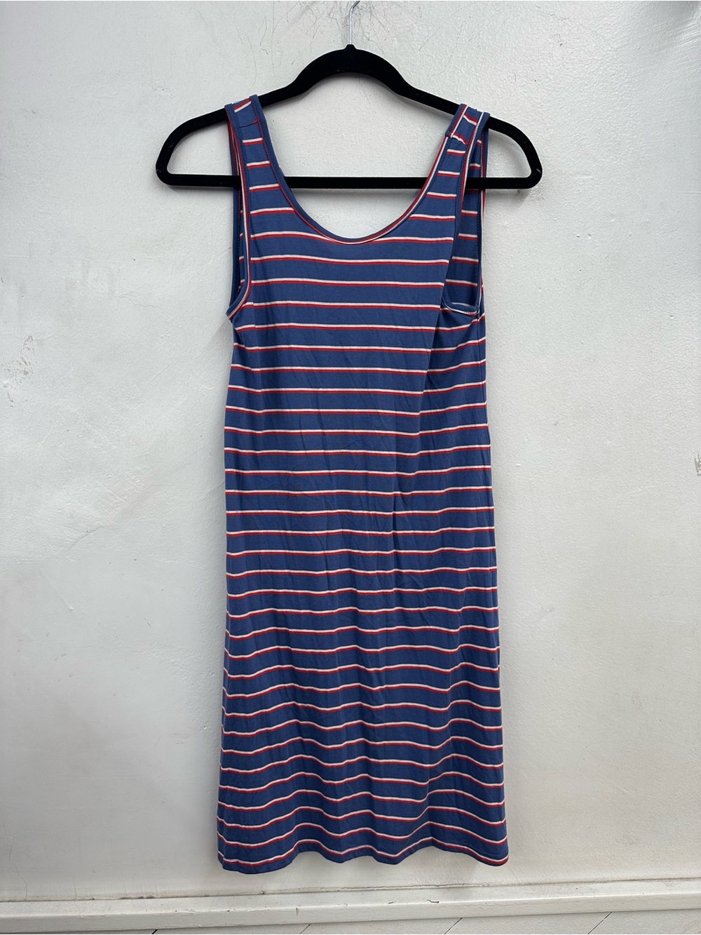 Marine layer Alana tank dress coral blue striped casual dress size XS women’s